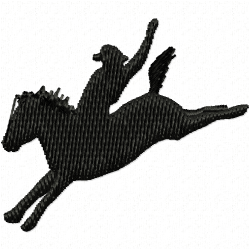 Sports Silhouette Embroidery Design 9